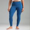 Colorfulkoala Women's High Waisted Tummy Control Workout Leggings 7/8 Length Ultra Soft Yoga Pants 25" (XS,Classic Blue) view 3