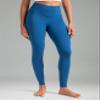Colorfulkoala Women's High Waisted Tummy Control Workout Leggings 7/8 Length Ultra Soft Yoga Pants 25" (XS,Classic Blue) view 4