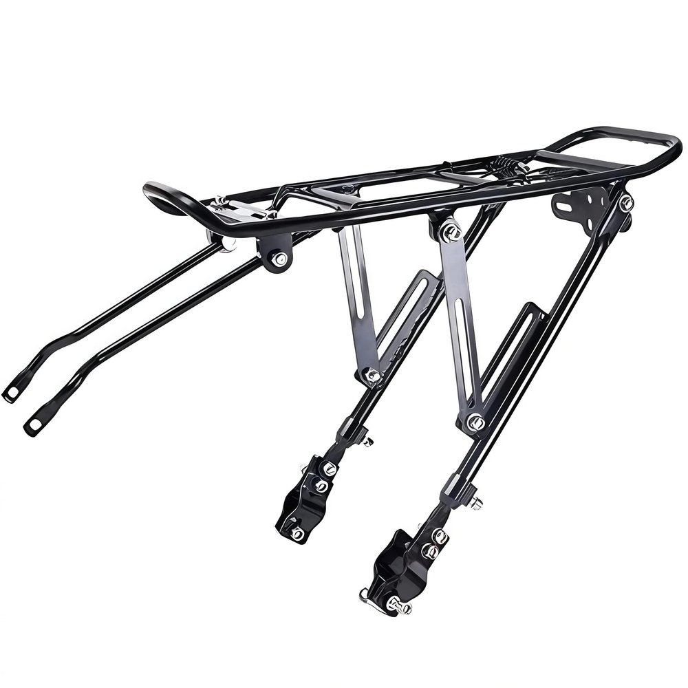 Generies Biking Universal Adjustable Bike High Capacity Cargo Rack Cycling Equipment Stand Footstock Bicycle Luggage Carrier Racks