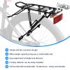 Generies Biking Universal Adjustable Bike High Capacity Cargo Rack Cycling Equipment Stand Footstock Bicycle Luggage Carrier Racks view 3