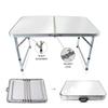 Athena Supply Company ASC Aluminum Folding Camping Table - 4 ft view 2