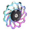 Keenso Rear Derailleur Pulley, Ceramic Bearing, Lightweight, Durable, Mountain Bike Component, for Cyclists, Commuters, Fitness Enthusiasts, and Recreation view 2