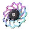 Keenso Rear Derailleur Pulley, Ceramic Bearing, Lightweight, Durable, Mountain Bike Component, for Cyclists, Commuters, Fitness Enthusiasts, and Recreation view 4