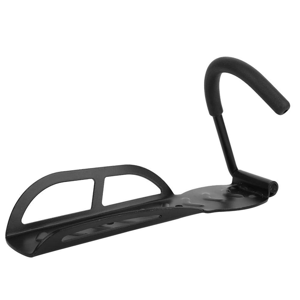 Keenso Anti-Slip Stamped Steel Foldable Bike Parking Rack, Black, 10 in