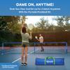 flybold Pickleball Nets | Portable Net Regulation Size Equipment Lightweight Sturdy Interlocking Metal Posts with Carrying Bag for Indoor Outdoor Pickle Ball Game Court | Full Court Size- 22ft view 2