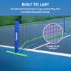 flybold Pickleball Nets | Portable Net Regulation Size Equipment Lightweight Sturdy Interlocking Metal Posts with Carrying Bag for Indoor Outdoor Pickle Ball Game Court | Full Court Size- 22ft view 4