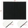 Amarine Made 2-Pack Universal Non-Slip Traction Pad Deck Grip Mat with Trimmable EVA Sheet for Boat Decks, Kayaks, Surfboards,Skimboards (20in x 20in,Black) view 2
