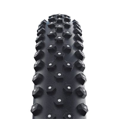 Schwalbe Unisex's ICE SPIKER PRO Perf, DD, RaceGuard, TLE Tyres, Black, 57-584
