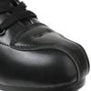 XUDREZ Adjustable Soft Leather High-Top Roller Skates - Four-Wheel Fun Shiny Skates for Adult, Boys, Girls (Black Black Wheel, Women's 8 / Men's 6.5) view 4