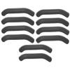 Brake Lever Protector, 5 Pair Soft Silicone Anti-Slip Brake Sleeves Mountain Road Brake Handle Cover Protector for Mountain Road Cycling(Black) view 2