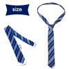 Funnlot Halloween Cosplay Tie Costume Accessory Blue Necktie Tie for Pretend Party Dress Up Costume Hand-Made Necktie (Blue) view 2