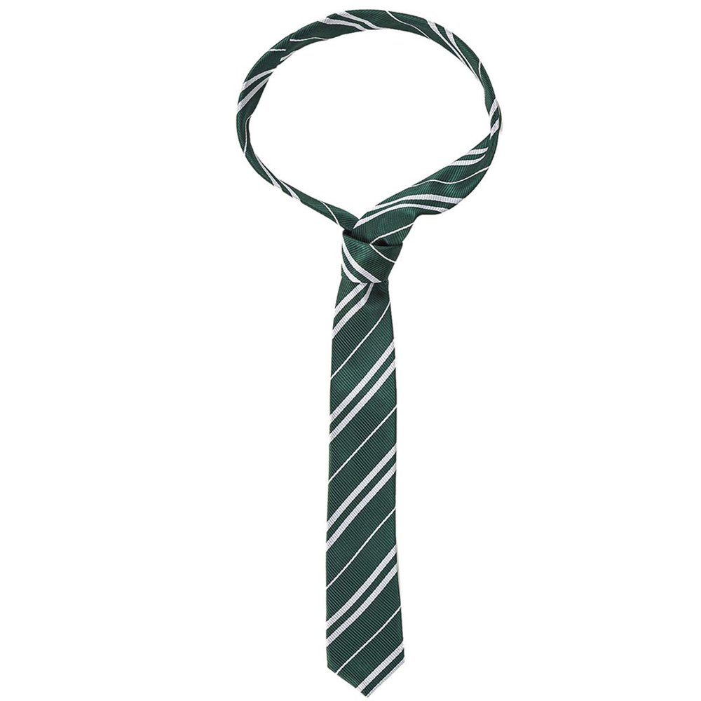 Funnlot Halloween Cosplay Tie Costume Accessory Green Necktie Tie for Pretend Party Dress Up Costume Hand-Made Necktie (Green)
