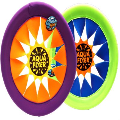 JA-RU Soft Flying Disc Toy (2 Discs Assorted Colors) 12 Inch Flying Rings for Kids | Outdoor Recess Toys | Swimming Pool & Beach Sports Games | Party Favors. 1031-2p