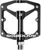 Rock BROS Mountain Bike Pedals Flat Bicycle Pedals 9/16 Lightweight Road Bike Pedals Carbon Fiber Sealed Bearing Flat Pedals for MTB (Black) view 4