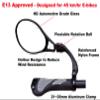 Hafny E13 Approved E-Bike Mirror, Large Surface Handlebar Bike Mirror, HD Automotive Grade Glass Bicycle Mirror, Safe Blast-Resistance Cycling Mirror view 2