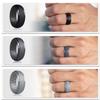 Dookeh Breathable Mens Silicone Wedding Rings, Rubber Ring Bands For Men, Black Blue Camo Engagement Band, Best for Workout, 1-4-7 Pack (Y-Gray,Dgray,Black,Forest Camo,Blue,Green,Navy Blue, 12) view 3