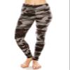 ALWAYS Women's High Waist Yoga Leggings - Camo Military Army Premium Soft Stretch Workout Pants 1850 Plus Size view 3