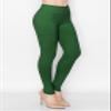 ALWAYS Soft Leggings for Women - High Waisted Tummy Control Compression Yoga Workout Pants Hunter Green Plus view 2