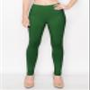 ALWAYS Soft Leggings for Women - High Waisted Tummy Control Compression Yoga Workout Pants Hunter Green Plus view 4