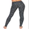 ALWAYS Women's High Waist Yoga Leggings - Premium Soft Stretch Workout Pants Space Dye Black One Size view 3