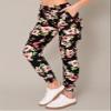 ALWAYS Cargo Jogger Pants for Women, High Waisted Sweatpants with Pockets, Buttery Soft Lounge Pants for Athletic Yoga, Gym & Performance Wear, Floral 1882 Black L view 3
