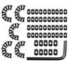 Gotical Replacement Screws Rail T Nut Replacement 50 Screws Set of Screws with Wrench view 1