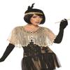 Forum Novelties Women's Roaring 20s Sequin Shawl, Beige, One Size view 1