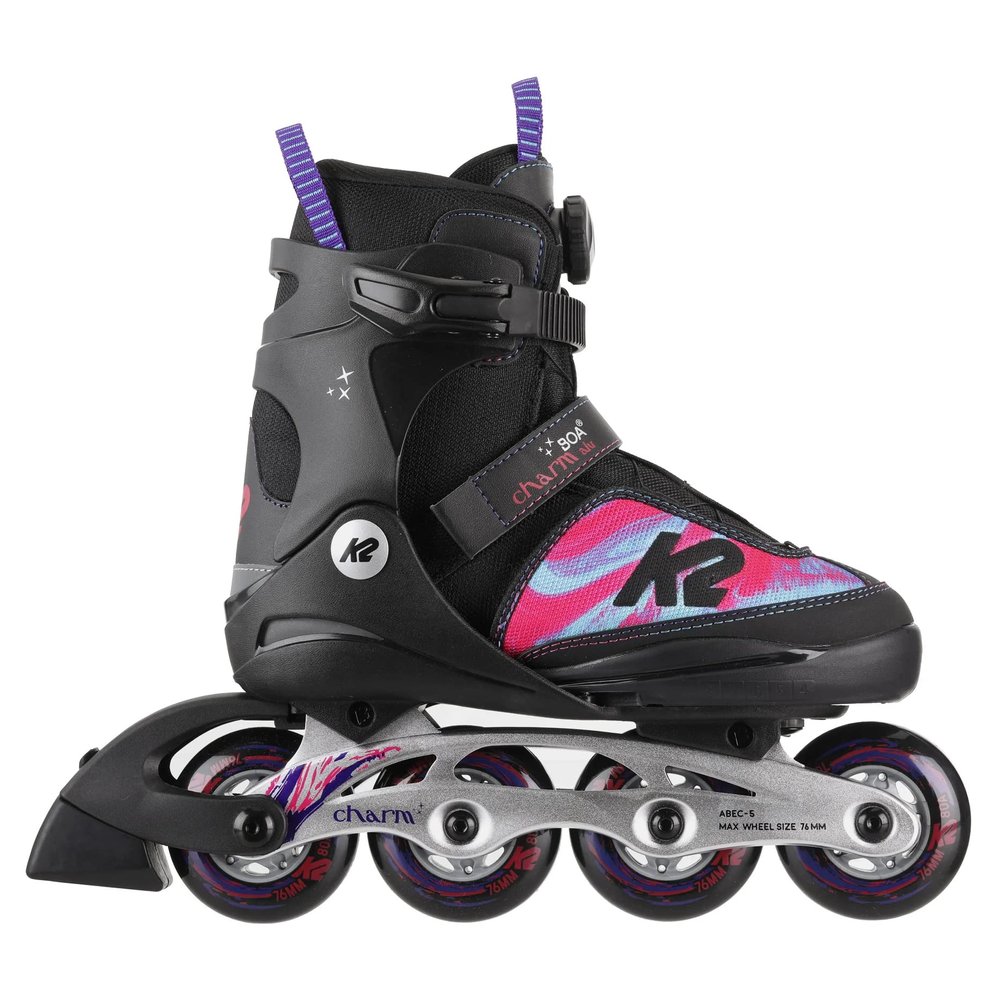 K2 Skate Charm BOA ALU, Purple_Swirl, 4-8