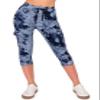 ALWAYS Womens Cargo Capri Jogger Sweatpants with Pockets  Super Soft Stretch Lounge Pants, Casual Joggers for Women, Daily Wear & Travel, Tie Dye 1911 Navy S view 2