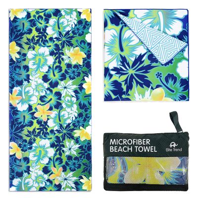 Elite Trend Microfiber Beach Towel for Adults with Bag - Extra Large 78x35 inch Lightweight Sand Free Quick Dry Towel for Travel, Swimming, Yoga, Camping