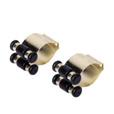 2 Pieces Billiards Snooker Cue Wall Mount Stick Holder Pool Cue Clips Rack for Pool Cue, Fishing Rod Storage Rack