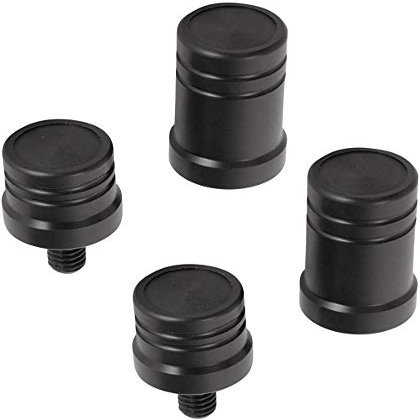 2 Set Plastic Billiard Cue Joint Protectors Black Pool Cue Stick Protectors 5/16x18