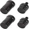 2 Set Plastic Billiard Cue Joint Protectors Black Pool Cue Stick Protectors 5/16x18 view 2