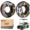10L0L Brake Assembly for EZGO TXT PDS, for Yamaha G14 G16 G19 G20 G21 G22 Golf Cart, Driver Side and Passenger Side, Includes Brake Shoes, OEM# 70998-G01 70998-G02 view 1