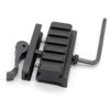 FAZee Picatinny Riser Mount, 2 Pack 5 Slots Low Profile Rail Adaptor with QD Lever Quick Release Adapter for 20mm Scope Sights - Size 1/2" H x 2.5'' L view 3