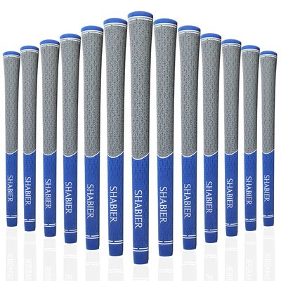 SHABIER Multi Compound Golf Grips,Golf Grips Set of Golf Grips 13 Pack | High Traction and Feedback Rubber Golf Club Grips 13 Grips (13pcs Blue)