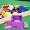VBESTLIFE Billiard Chalk Case Aluminum Portable Chalk Holder with Belt Clip Purple Pool Cue Chalk Box Pocket Size for Billiards Accessories view 3