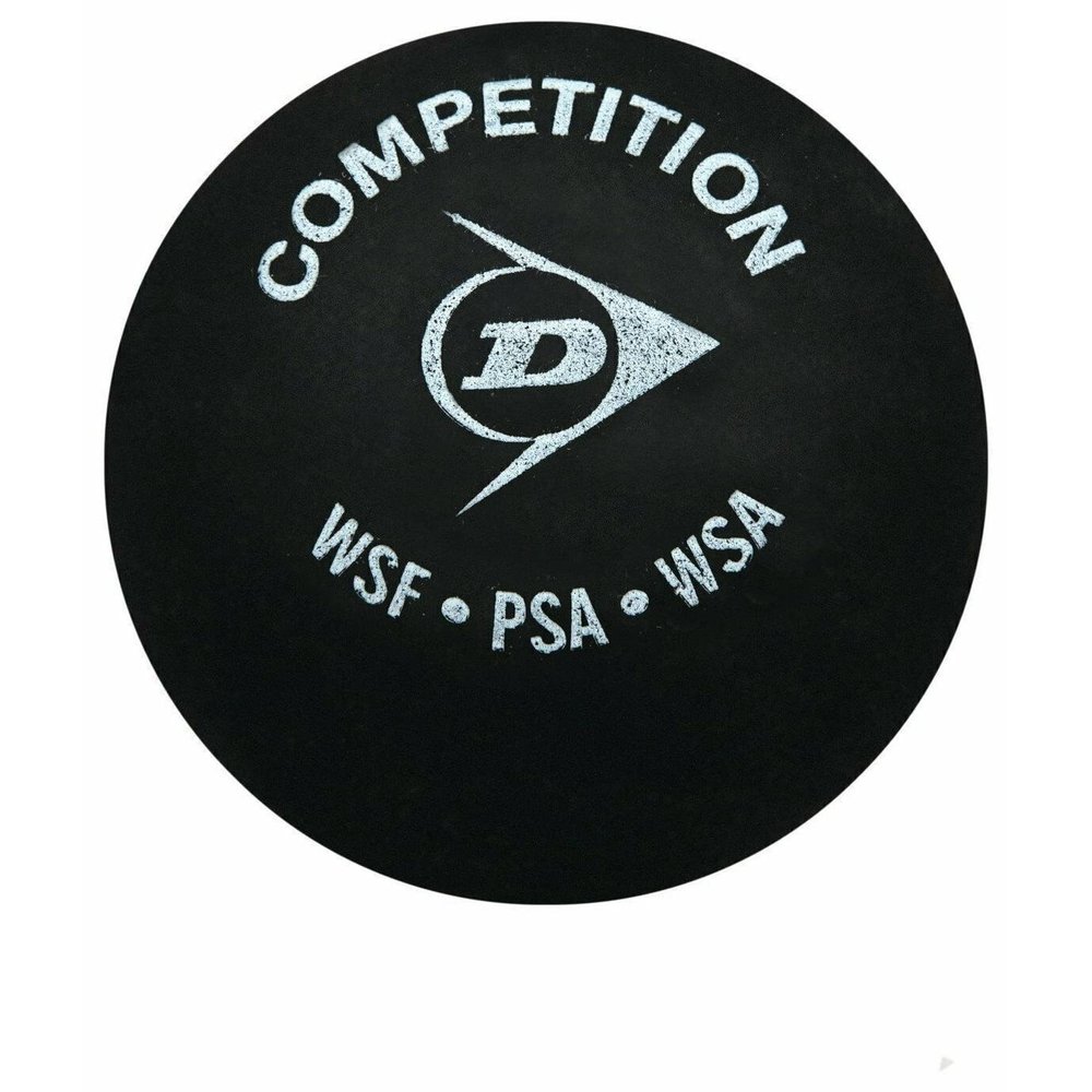 DUNLOP Competition Squash Balls, Yellow Dot (3 Ball Tube)