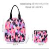 JiaYou Girl Geometric Printed Primary Junior High University School Bag Bookbag 3pcs Backpack Sets(2# Black-3pcs,19 L) view 3