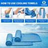 Sukeen Cooling Towel (40"x12"),Ice Towel,Soft Breathable Chilly Towel,Microfiber Towel for Yoga,Sport,Running,Gym,Workout,Camping,Fitness,Workout & More Activities view 2