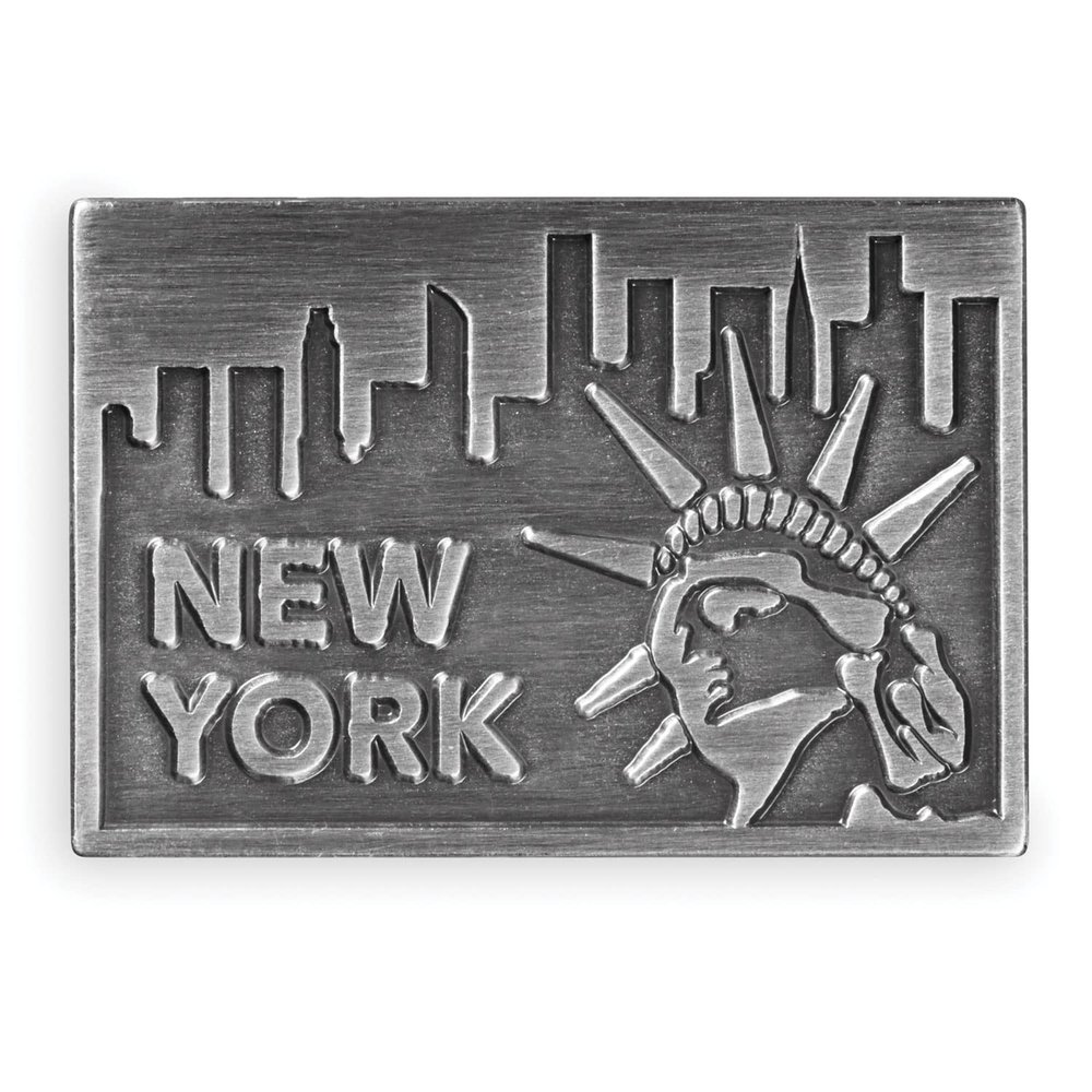 CARKELLA by Wallaroo New York City Single Sided Emblem Embossed Rectangular Personalize Your Sun Hat Personalize Your Sun Hat with Magnetic Style Versatile Golf Ball Marker