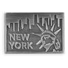 CARKELLA by Wallaroo New York City Single Sided Emblem  Embossed Rectangular  Personalize Your Sun Hat Personalize Your Sun Hat with Magnetic Style  Versatile Golf Ball Marker view 1