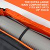 Fitdom Tactical Inspired Yoga Bag for Adult Men. Heavy Duty Yoga Bags and Carriers Fits All Your Stuff. Yoga Mat Bag with Expandable Compartment for 2 Yoga Blocks & Multiple Pockets - Yoga Mat Carrier view 4