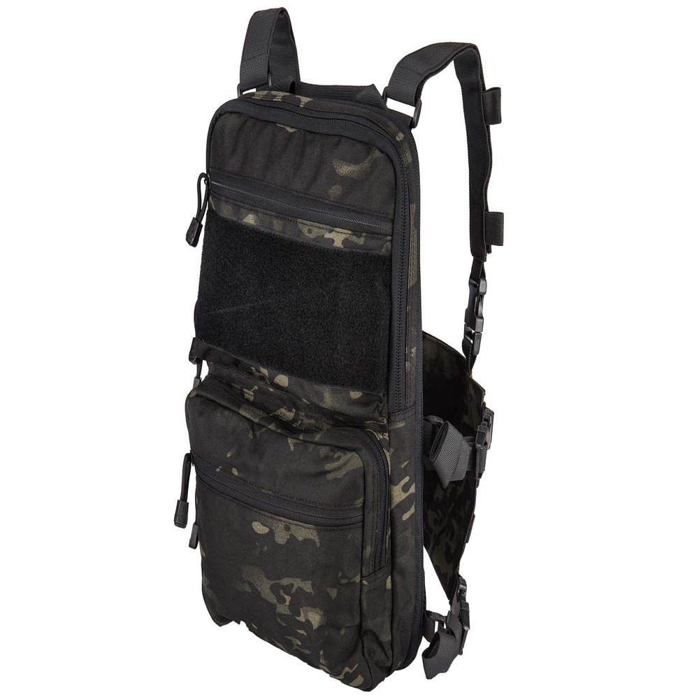 Lancer Tactical 1000D Nylon QD Chest Rig and Backpack Combo (Black TROPIC)