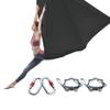Aerial Silks, 5M  2.8M Yoga Swing Aerial Yoga Hammock with Daisy Chains (Black) view 1