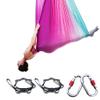 FOSER Aerial Yoga Hammock Aerial Yoga Swing with Daisy Chains Carabiners for Inverted Gravity Yoga Flip with Instruction Manual 5M2.8M (Gradient Purple) view 1