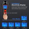Bike Light Set,Bicycle Headlight with Horn andSpeedometer Odometer,USB Rechargeable Bicycle Front Light and Tail Light,Fits All Mountain & Road Bike view 2