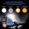 Bike Light Set,Bicycle Headlight with Horn andSpeedometer Odometer,USB Rechargeable Bicycle Front Light and Tail Light,Fits All Mountain & Road Bike view 3