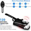 Bike Light Set,Bicycle Headlight with Horn andSpeedometer Odometer,USB Rechargeable Bicycle Front Light and Tail Light,Fits All Mountain & Road Bike view 4