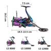 Diwa Spinning Fishing Reels 60 LBS Max Drag Power 18+1 Stainless BB Metal Body Casting Fishing Wheel 8000 10000 12000 Spool Series Freshwater Saltwater Big-Game Surf Ultra Smooth Spinning Reel (10000) view 4